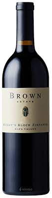 BROWN ESTATE ZINFANDEL NAPA