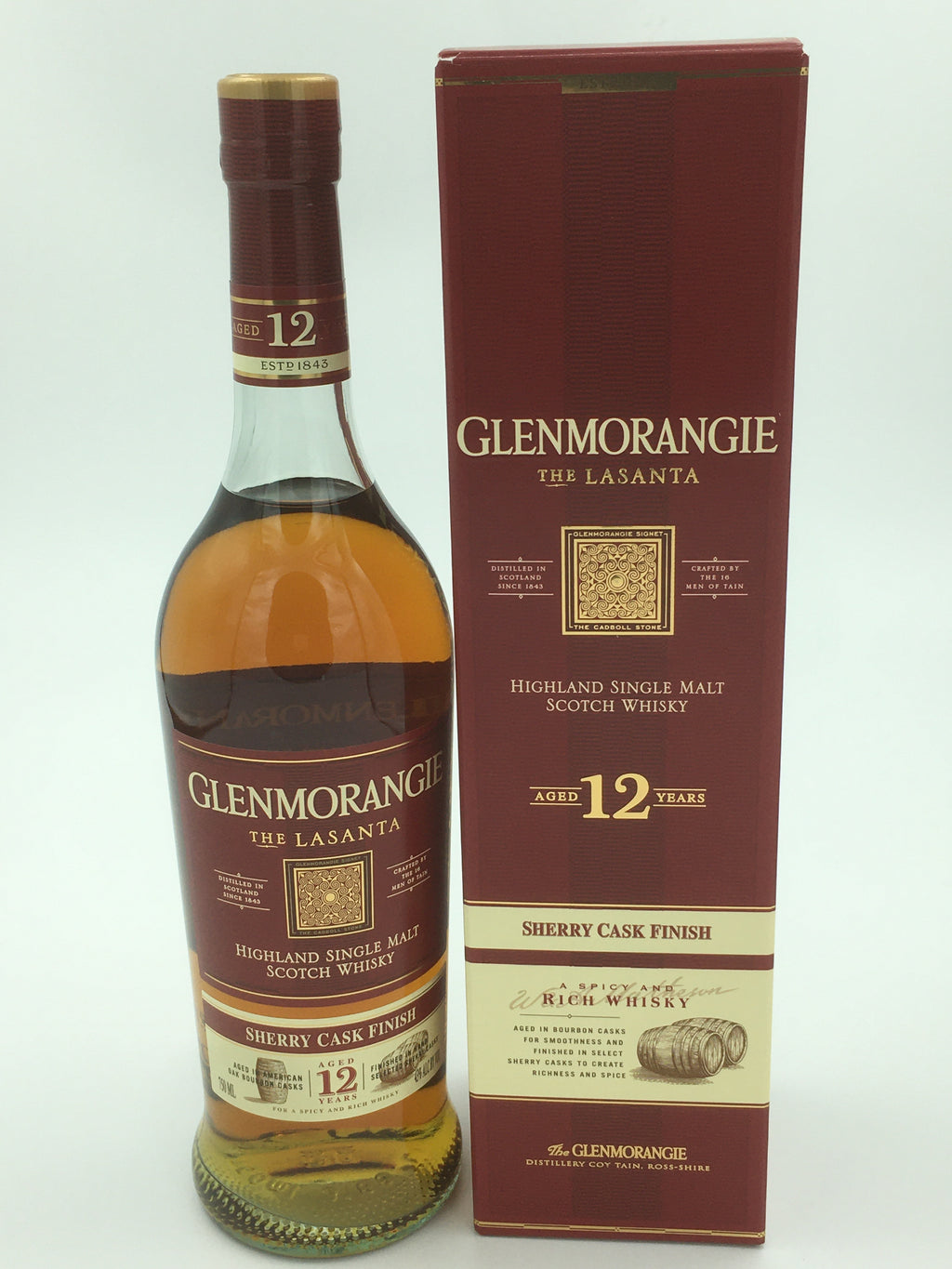 Glenmorangie The Original 10 Year Old Single Malt Whisky - Brown