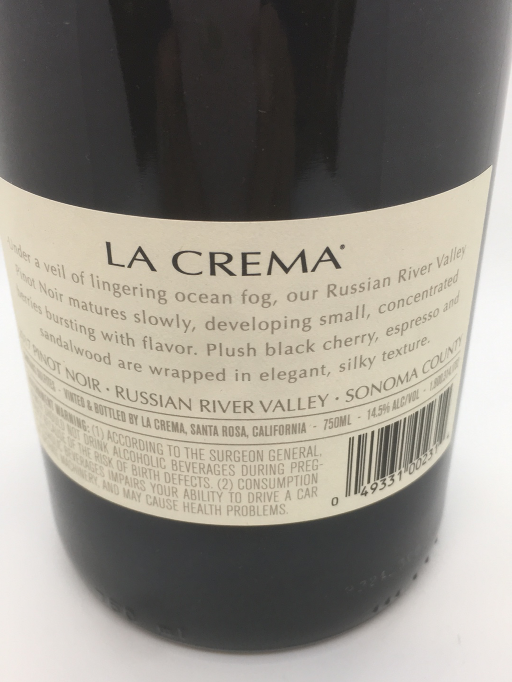La Crema Pinot Pinot Noir Taste La Crema Monterey Pinot Noir
