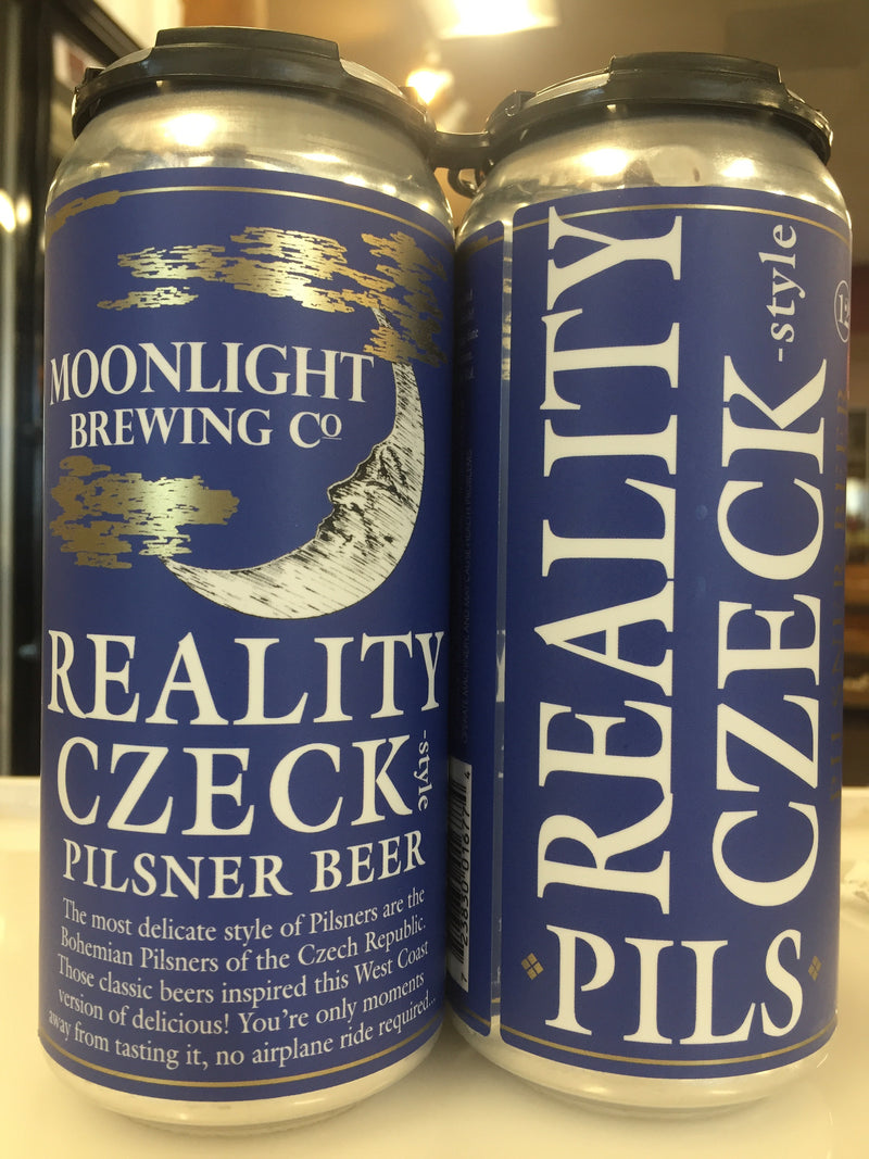 MOONLIGHT BREWING REALITY CZECK 4 PK CANS