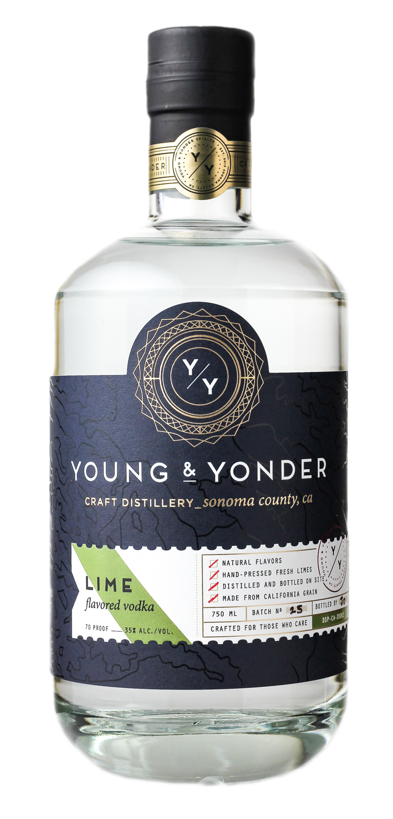 Young And Yonder Lime Vodka