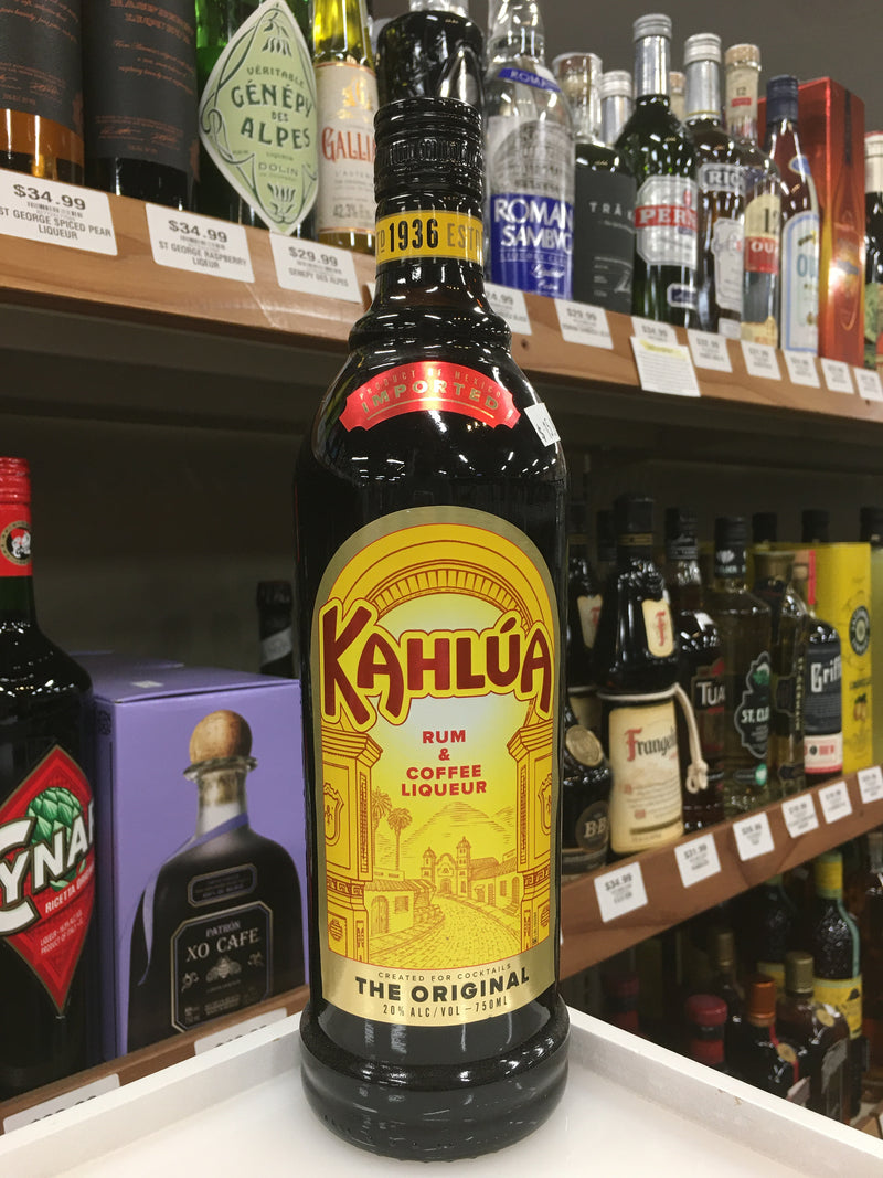 KAHLUA RUM & COFFEE LIQUEUR 750 ML. – Wilibees Wines & Spirits