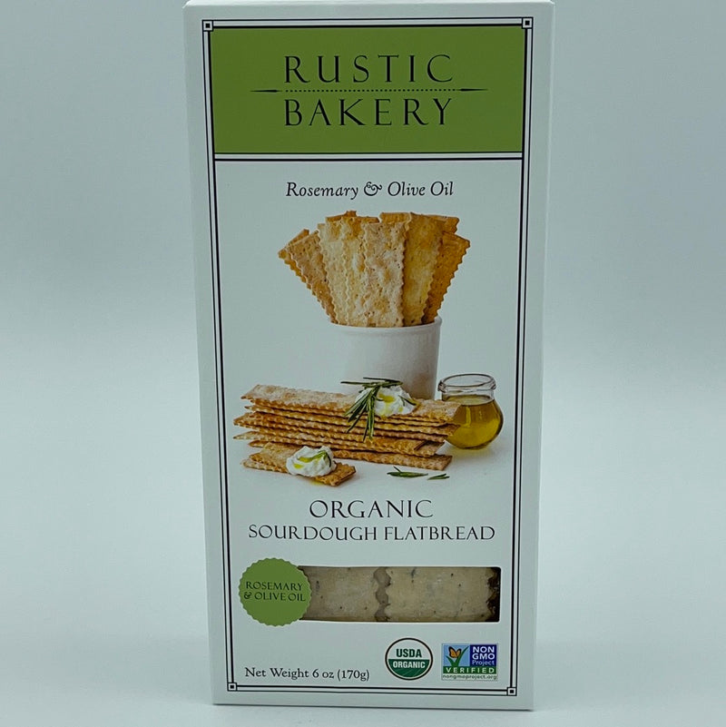RUSTIC BAKERY 6 oz. Rosemary and olive oil.